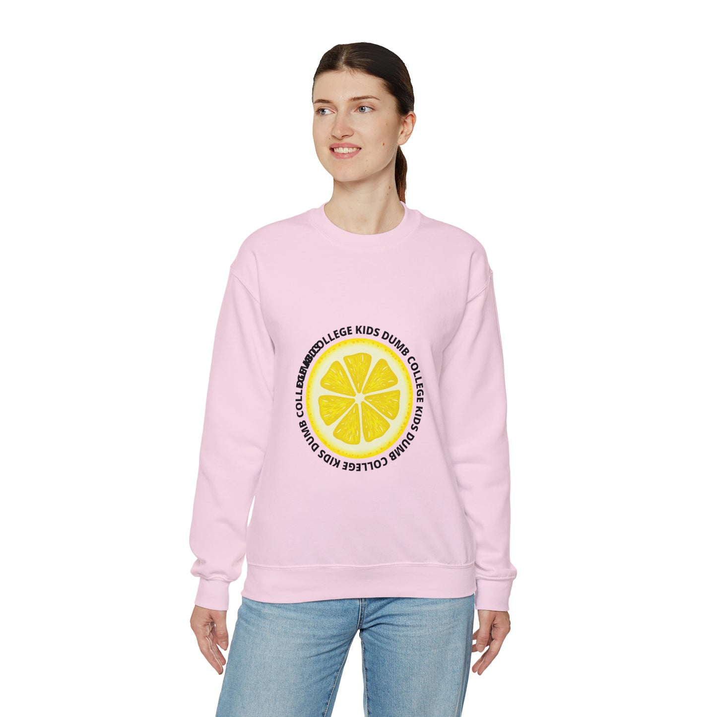 "LEMON DCK" Heavy Blen Crewneck Sweatshirt