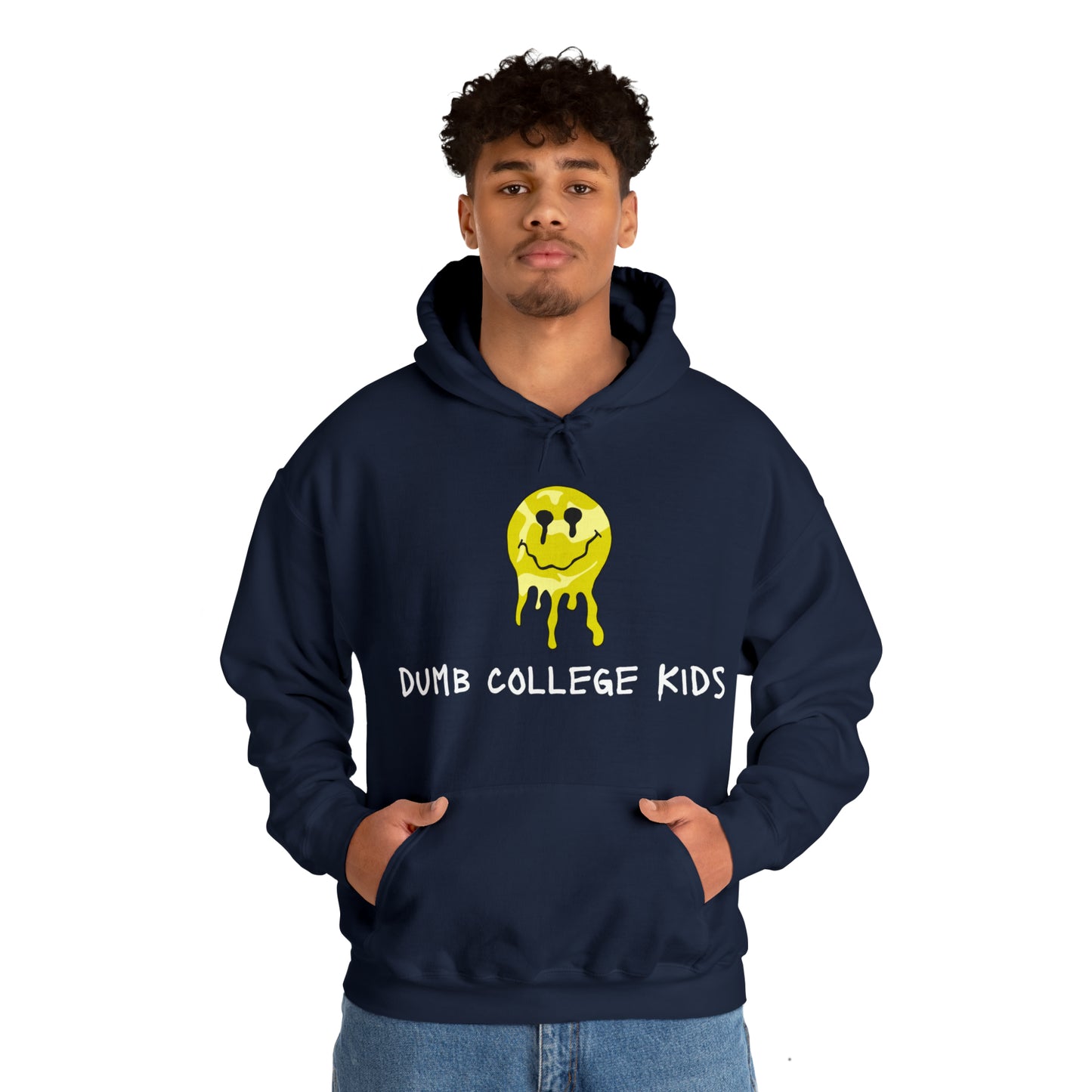 SMILEY FACE & FROG CUSTOM DCK DARK HOODIES Unisex Heavy Blend™ Hooded Sweatshirt