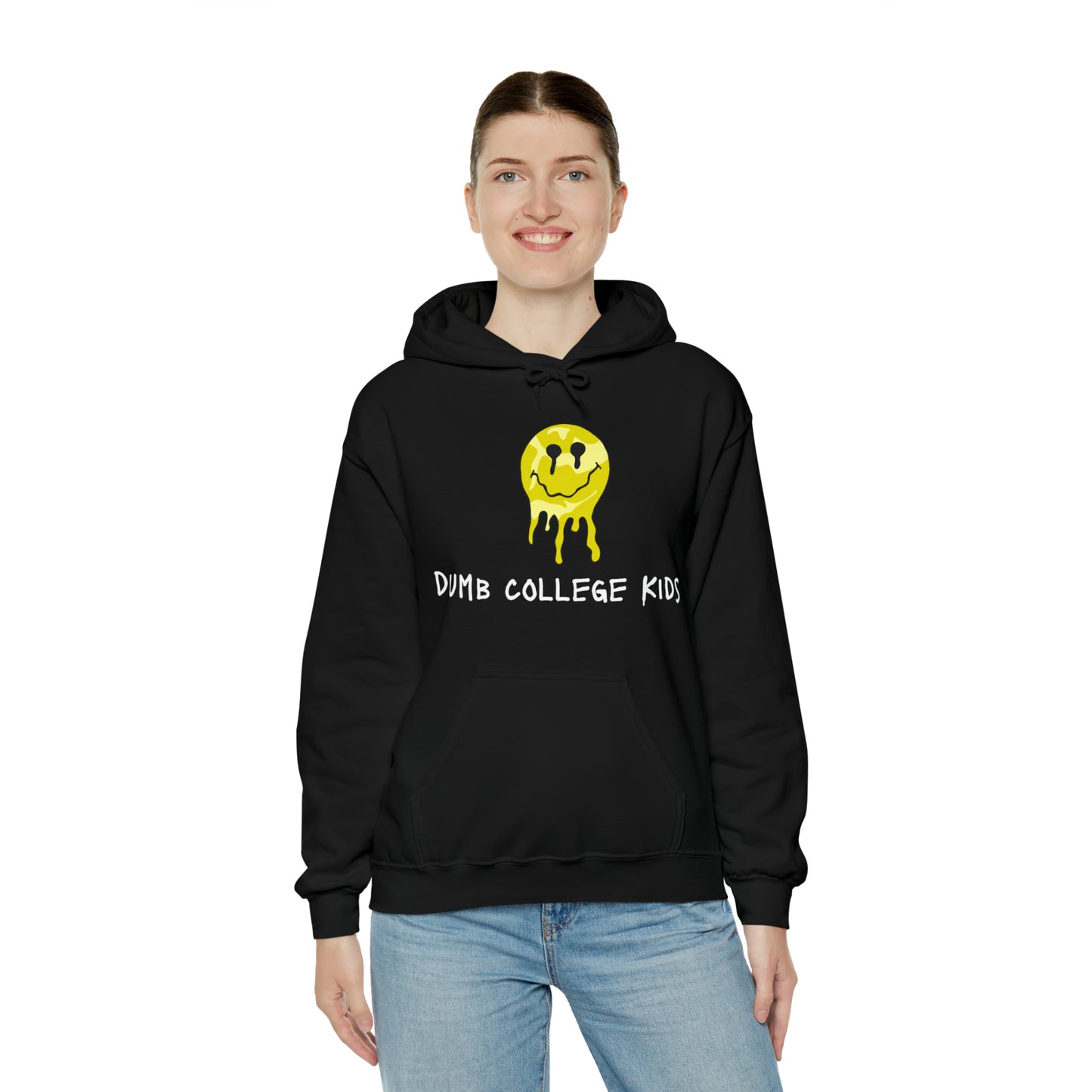 SMILEY FACE & FROG CUSTOM DCK DARK HOODIES Unisex Heavy Blend™ Hooded Sweatshirt