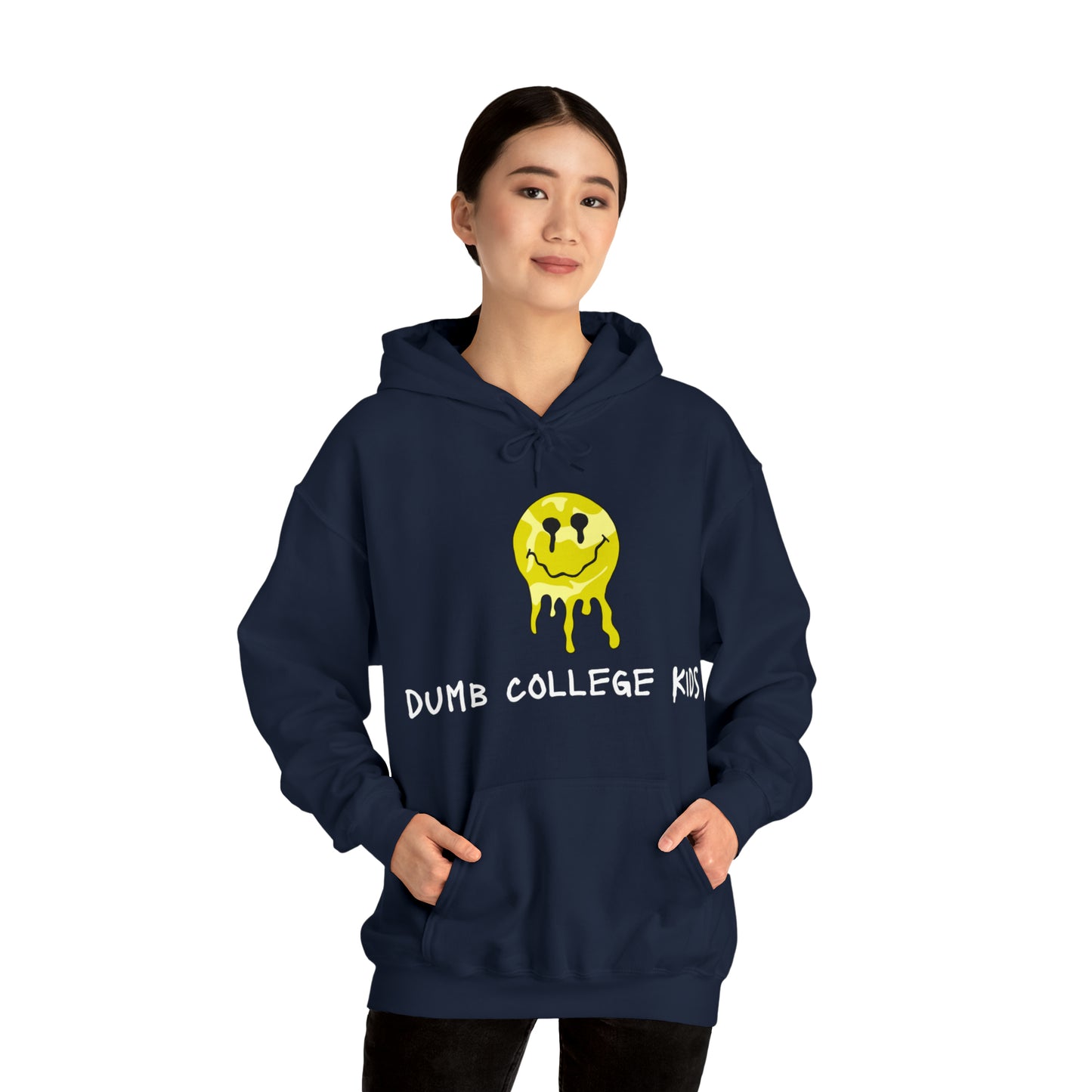 SMILEY FACE & FROG CUSTOM DCK DARK HOODIES Unisex Heavy Blend™ Hooded Sweatshirt