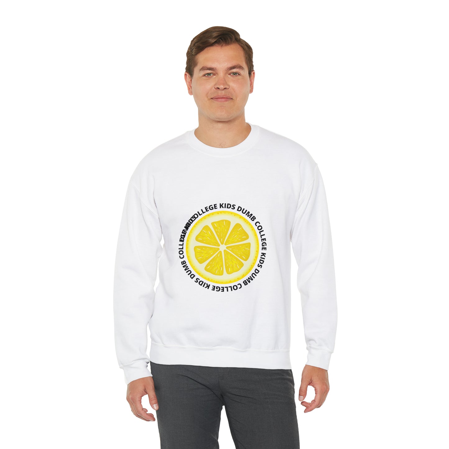 "LEMON DCK" Heavy Blen Crewneck Sweatshirt