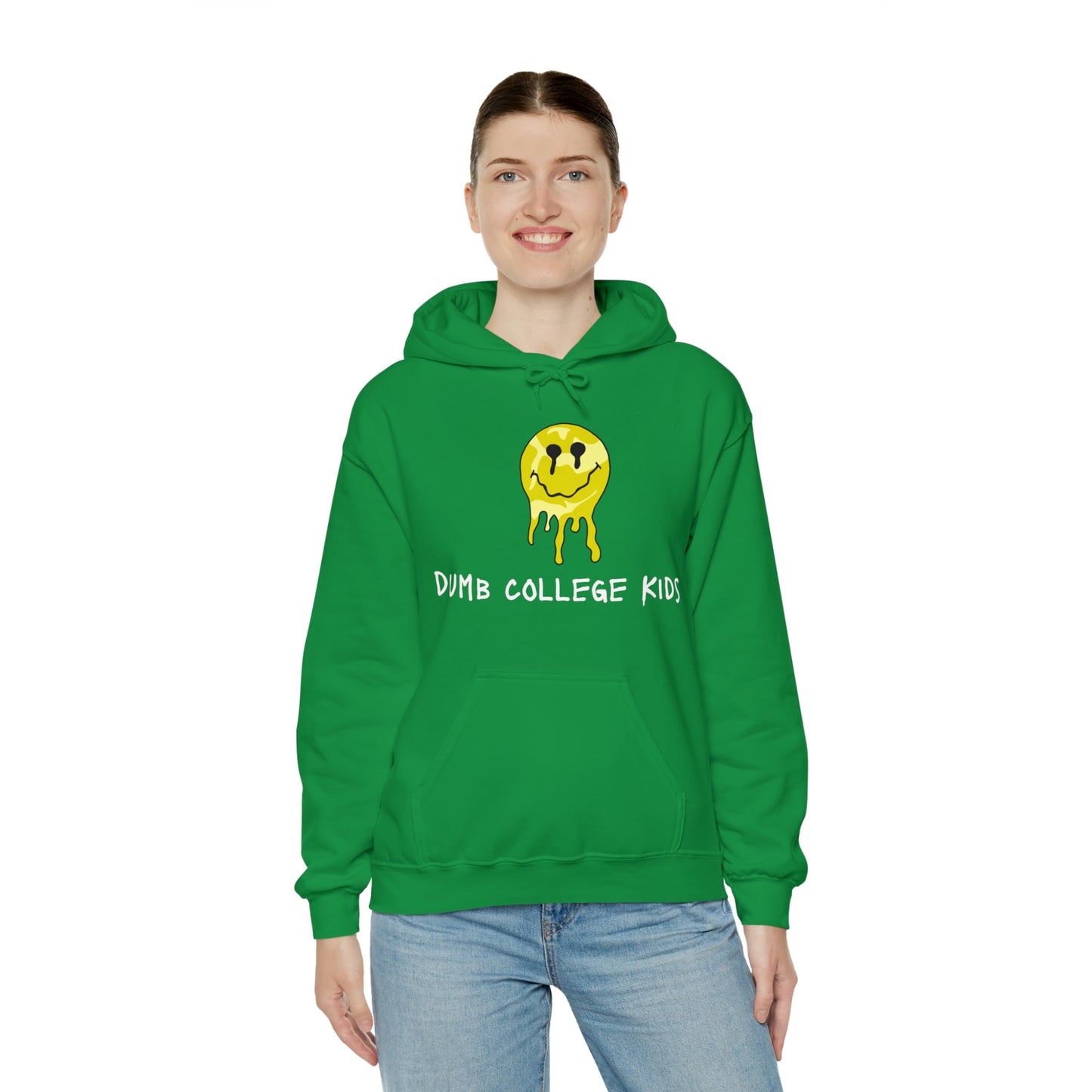 SMILEY FACE & FROG CUSTOM DCK DARK HOODIES Unisex Heavy Blend™ Hooded Sweatshirt