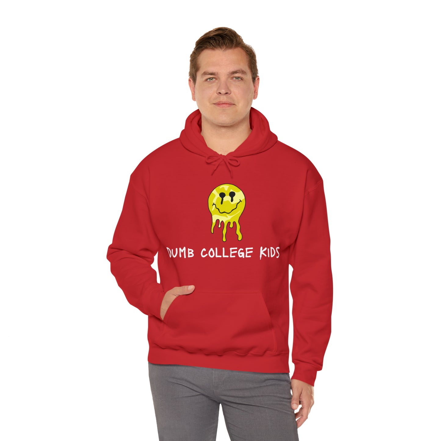 SMILEY FACE & FROG CUSTOM DCK DARK HOODIES Unisex Heavy Blend™ Hooded Sweatshirt