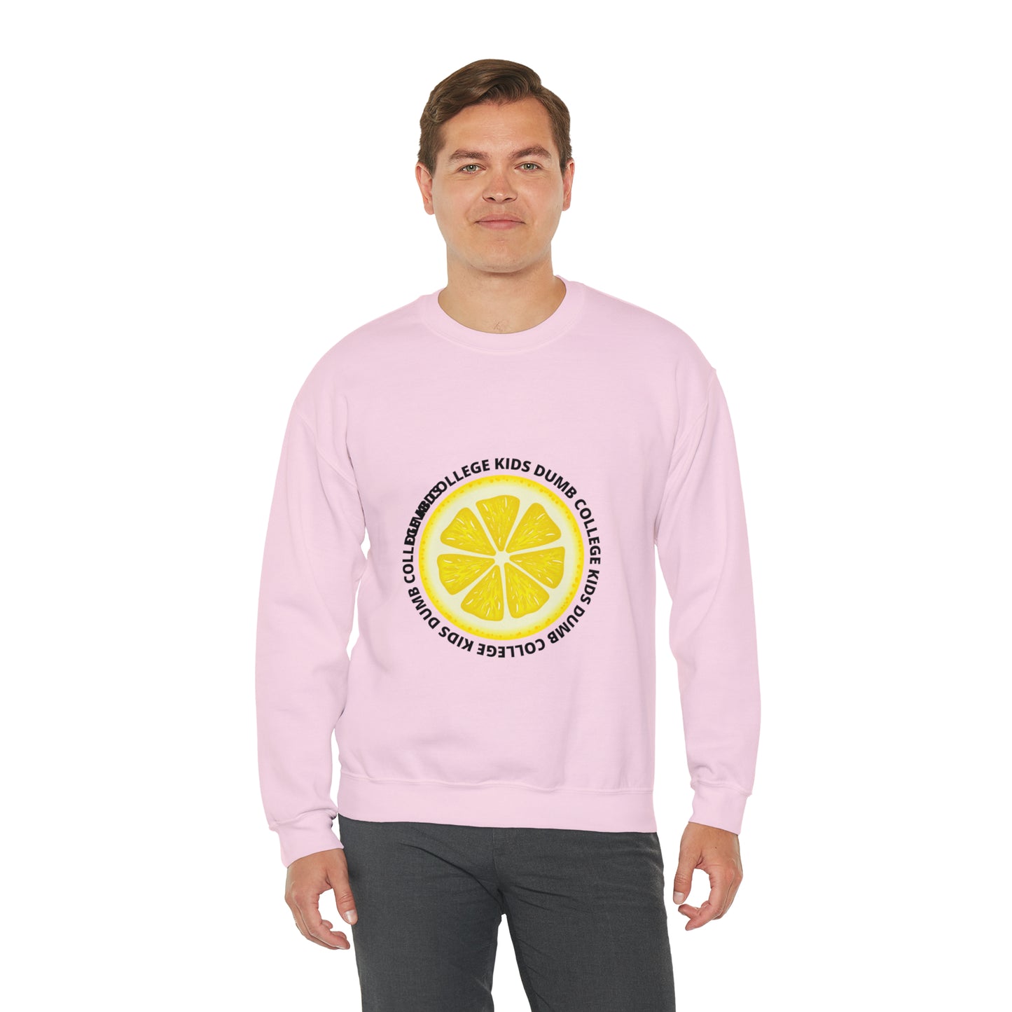 "LEMON DCK" Heavy Blen Crewneck Sweatshirt