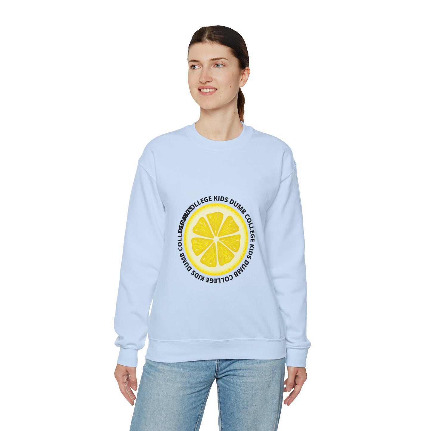 "LEMON DCK" Heavy Blen Crewneck Sweatshirt