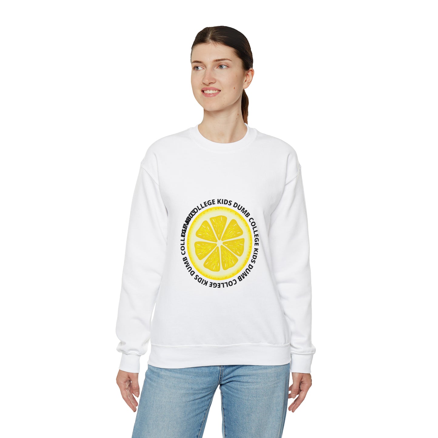 "LEMON DCK" Heavy Blen Crewneck Sweatshirt