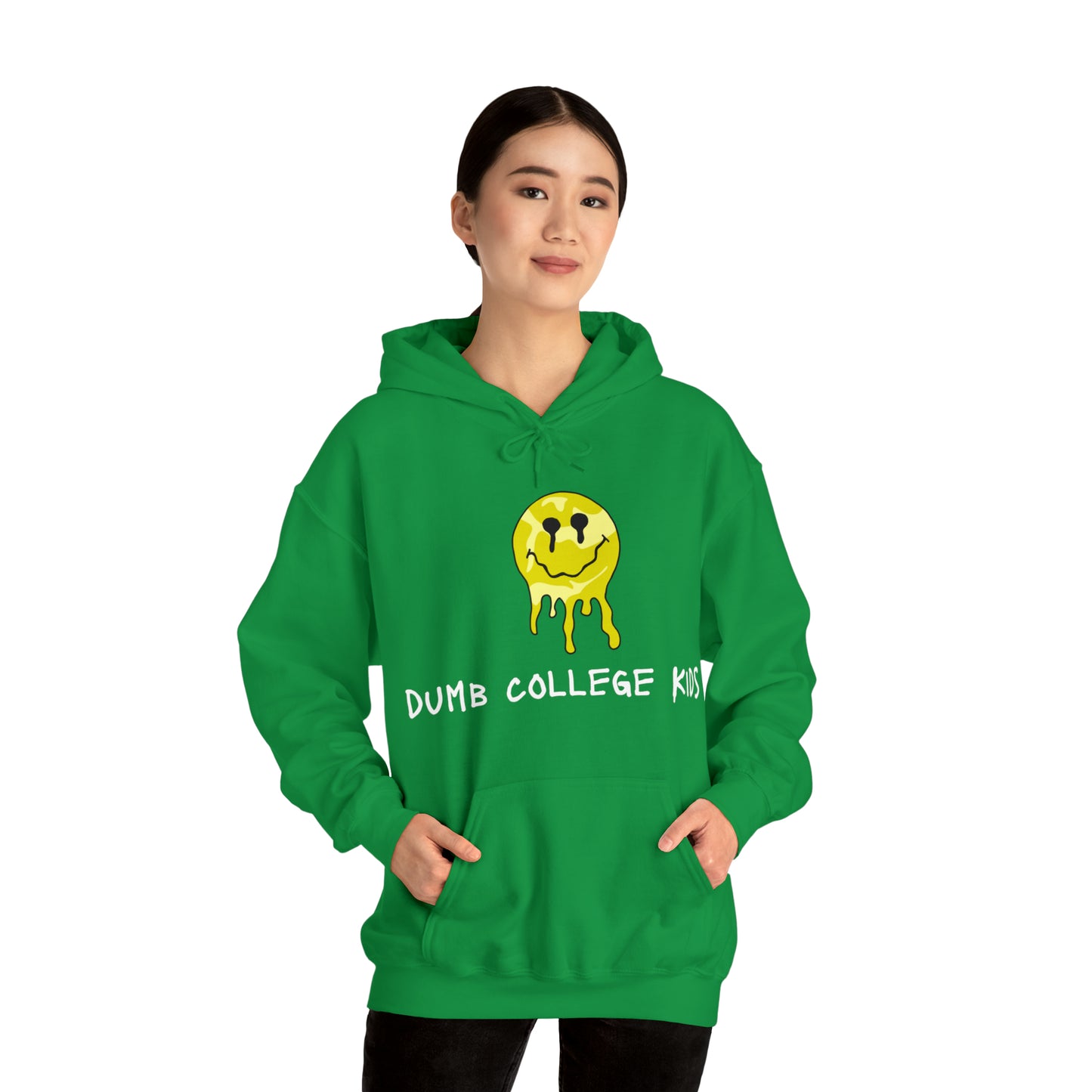 SMILEY FACE & FROG CUSTOM DCK DARK HOODIES Unisex Heavy Blend™ Hooded Sweatshirt