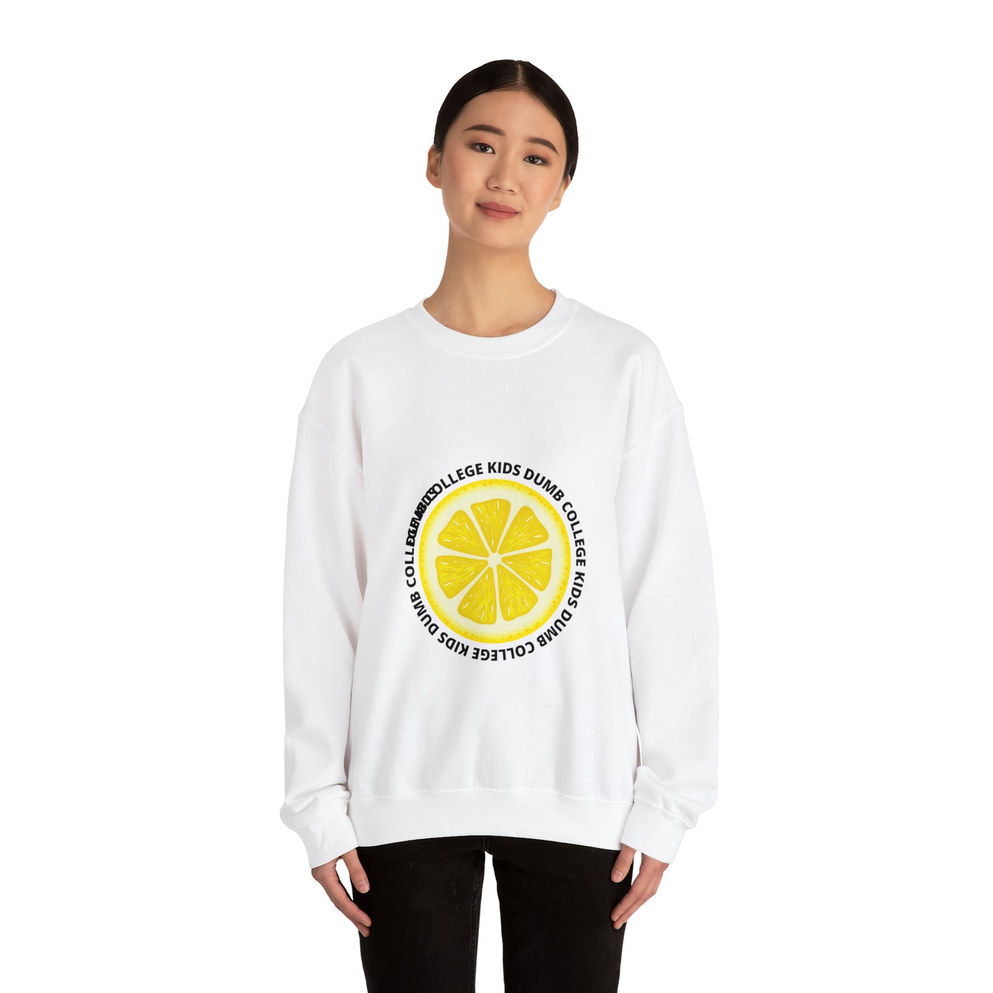 "LEMON DCK" Heavy Blen Crewneck Sweatshirt