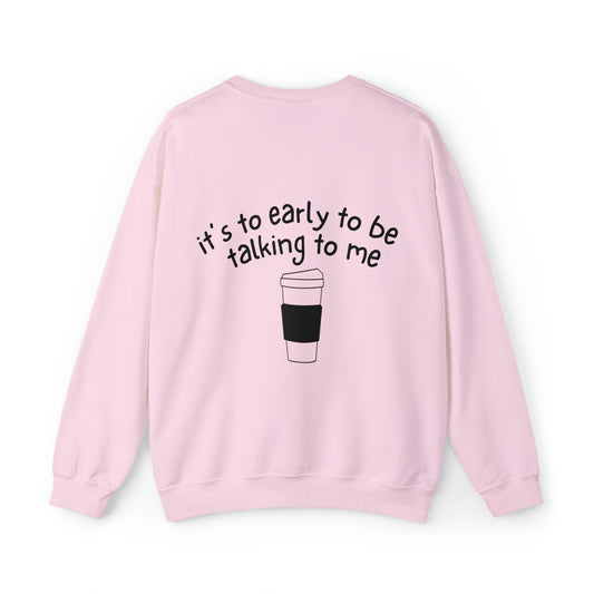 "COFFEE ADDICT"  Crewneck Sweatshirt